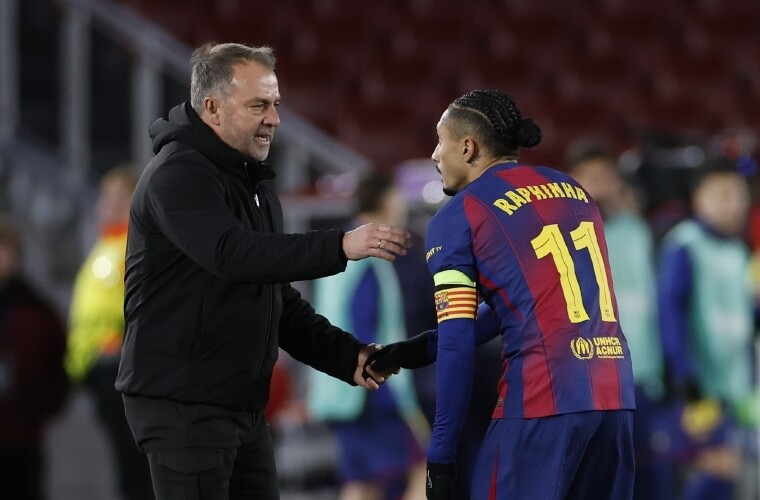 Flick criticizes Barcelona's first-half performance