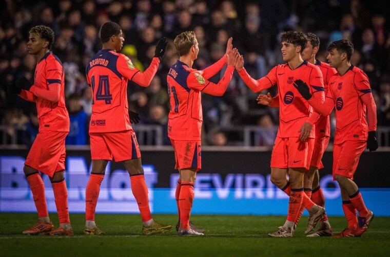 Barcelona overcomes Guadalajara to advance in Copa del Rey