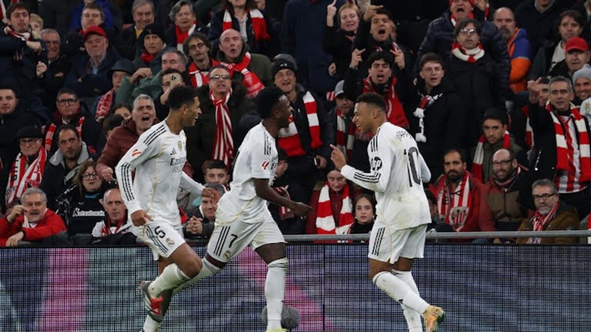 Real Madrid crushes Athletic and cuts gap to Barcelona