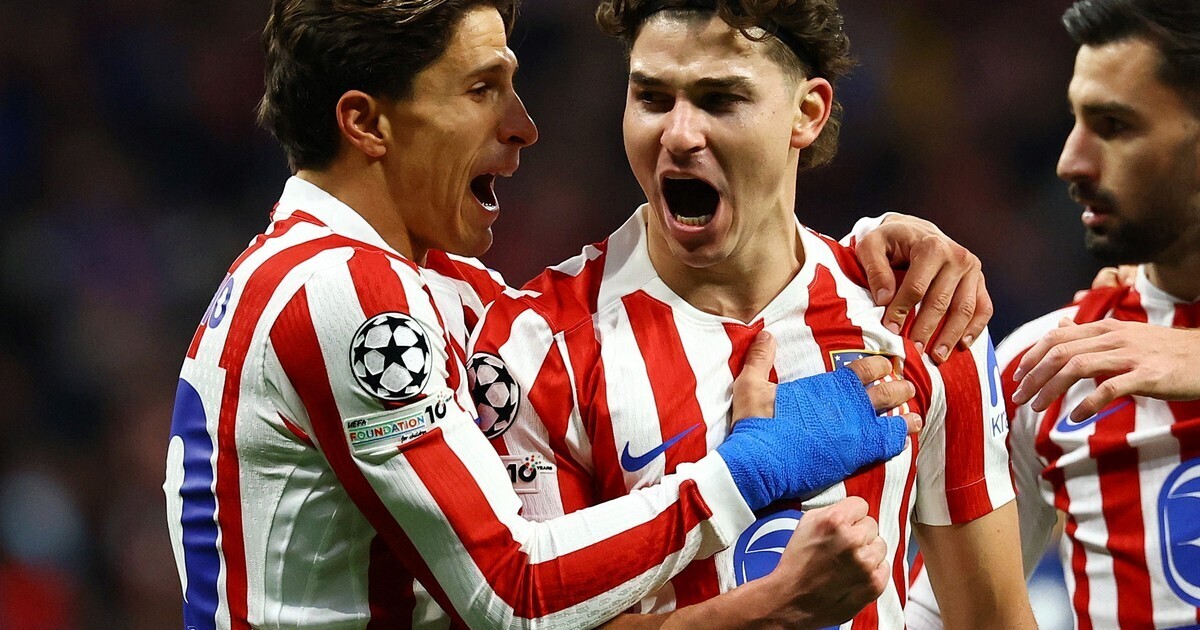 Atlético's starting lineup for the match after the loss to Barcelona