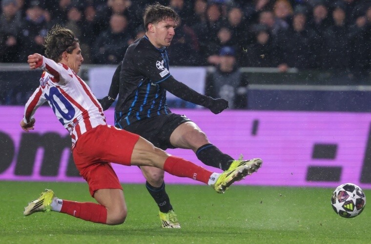 Atlético Madrid Draws with Club Brugge