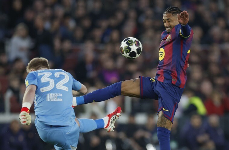 Raphinha Thanks Barcelona Fans for Support in Newcastle Match