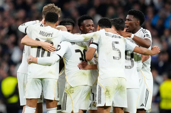 Vinicius Júnior Stars in Real Madrid's 6-1 Win Over Monaco