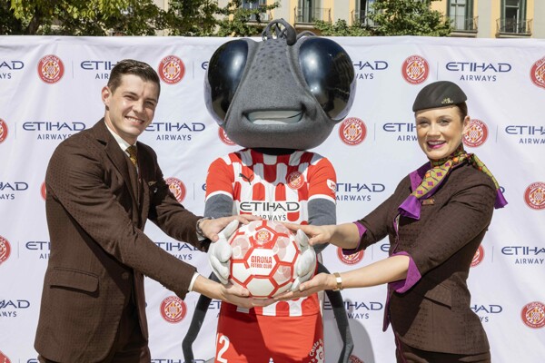 Etihad Airways подписывает партнерство с Girona FC перед матчем Ла Лиги