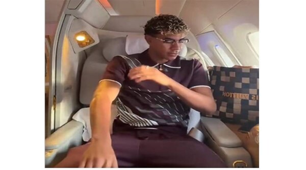 Lamine Yamal Ignites Dance on Plane to Dubai