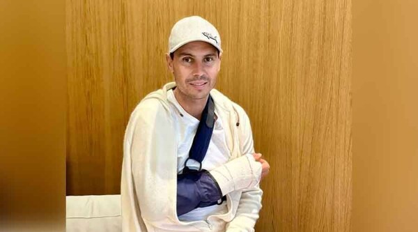 Rafael Nadal shares photo after hand surgery