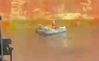 Man Rescued at Sea on Inflatable Mattress