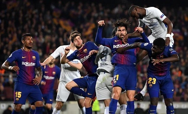 Barcelona vs Chelsea in the Champions League