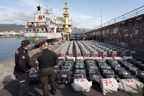 Spain Seizes Europe's Largest-Ever Maritime Cocaine Shipment