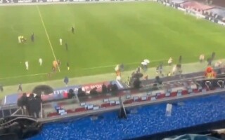 Heavy Rains Turn Camp Nou Into a Swimming Pool