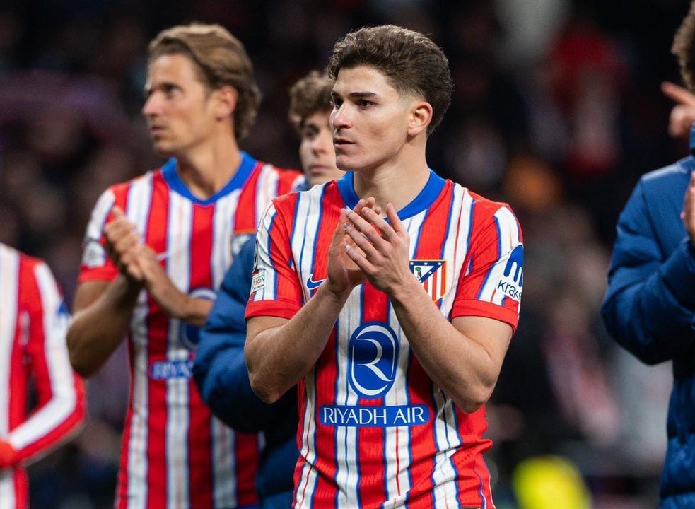 Julián Álvarez Supports Atlético After Elimination