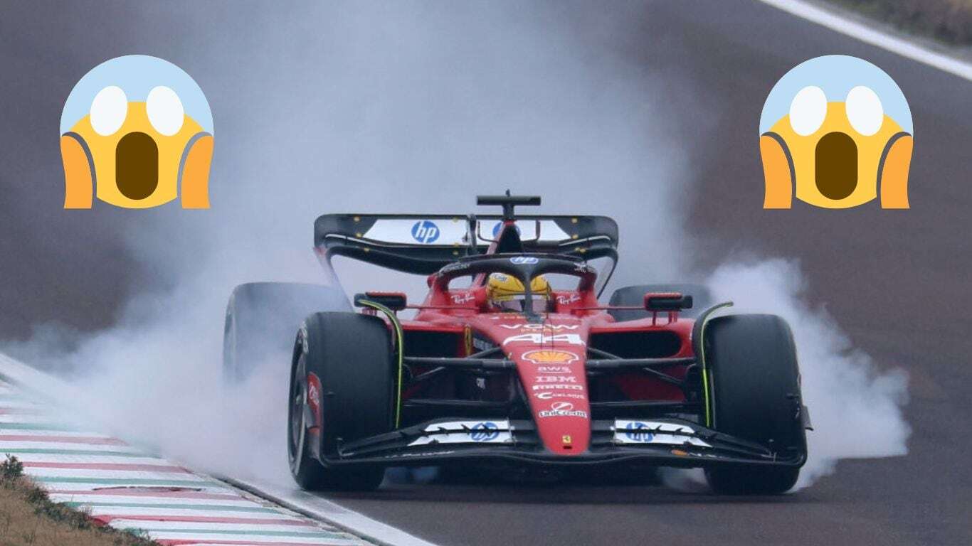 Авария Хэмилтона нарушает тестирование Ferrari в Барселоне
